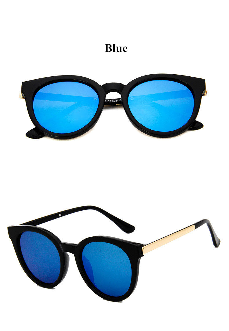 Cat Eye Pink Sunglasses Women Mirror Female Square Sun Glasses Coating Models For Women