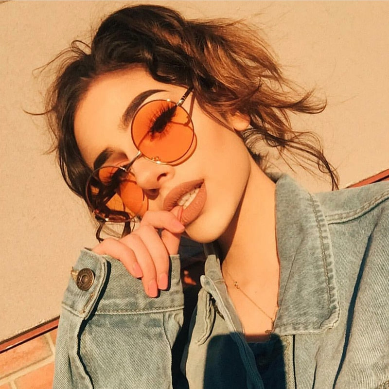 Fashion New Round Sunglasses Women Vintage