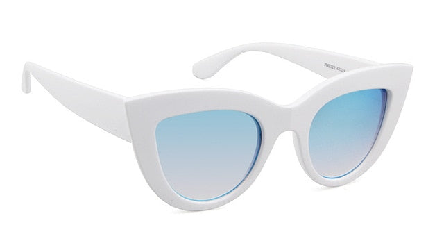 Sunglasses Retro Cat Eye Sunglasses Lady Brand Designer Vintage