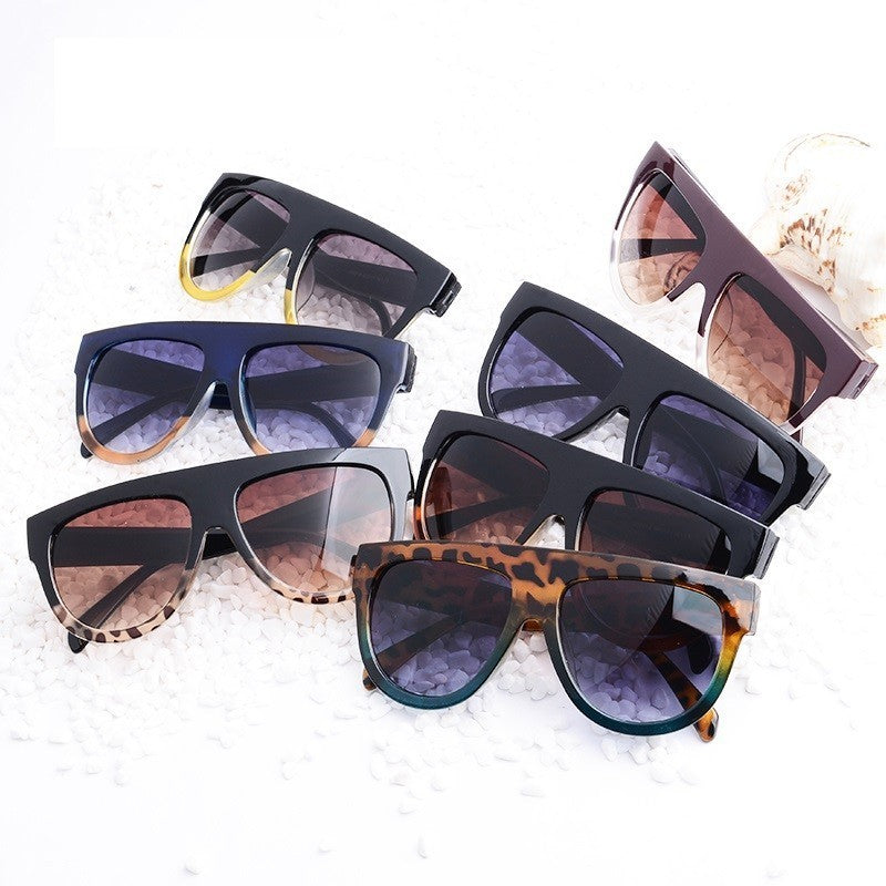 Flat Top Oversized Square Women Sunglasses 2019