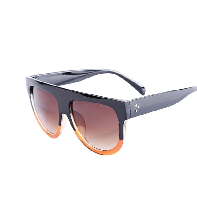 Flat Top Oversized Square Women Sunglasses 2019