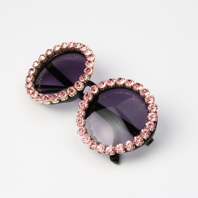 Women Vintage Luxury Rhinestones Sunglasses Models