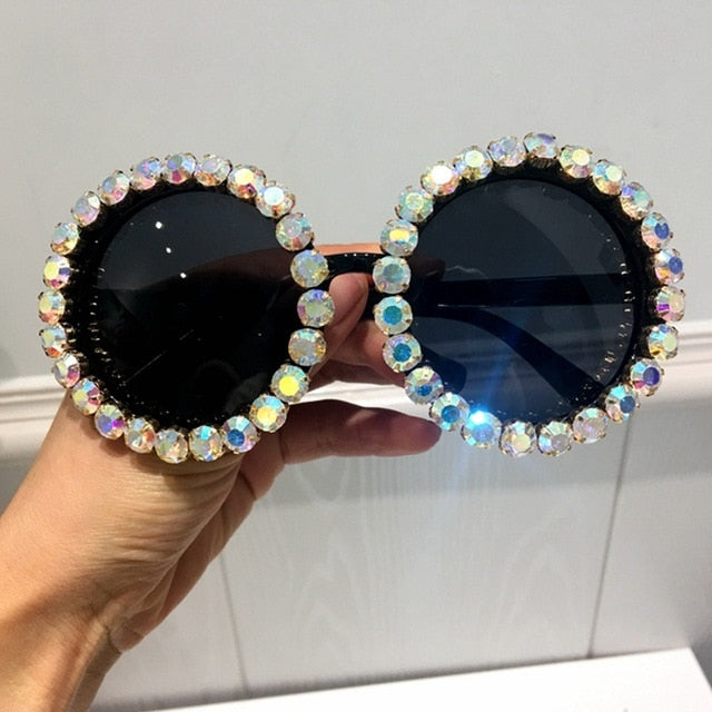 Women Vintage Luxury Rhinestones Sunglasses Models
