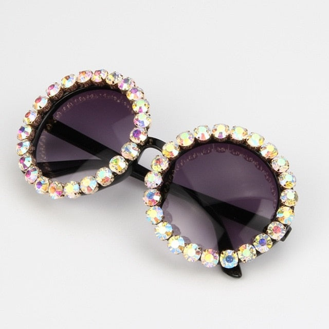 Women Vintage Luxury Rhinestones Sunglasses Models