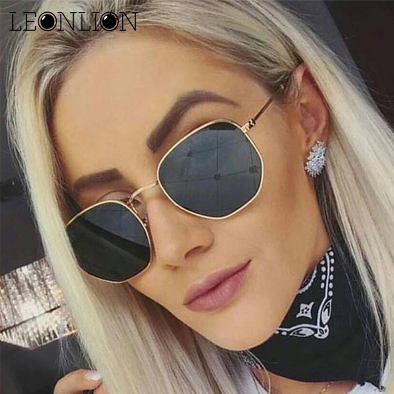 Sunglasses Women Glasses Lady Luxury Retro Metal