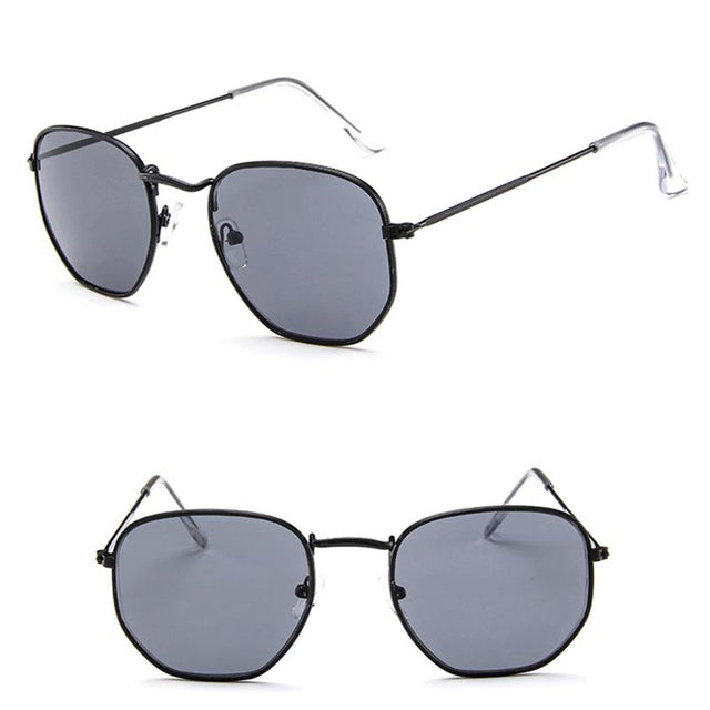 Sunglasses Women Glasses Lady Luxury Retro Metal