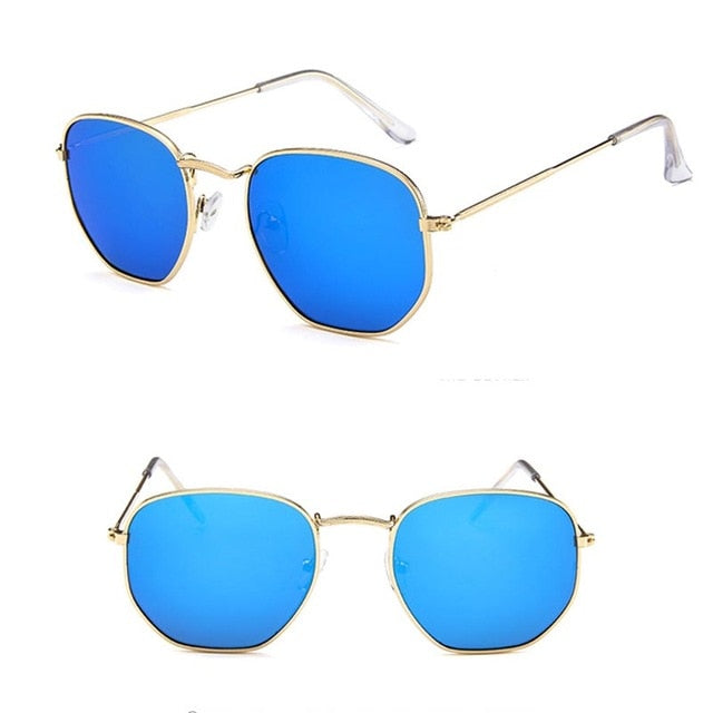 Sunglasses Women Glasses Lady Luxury Retro Metal