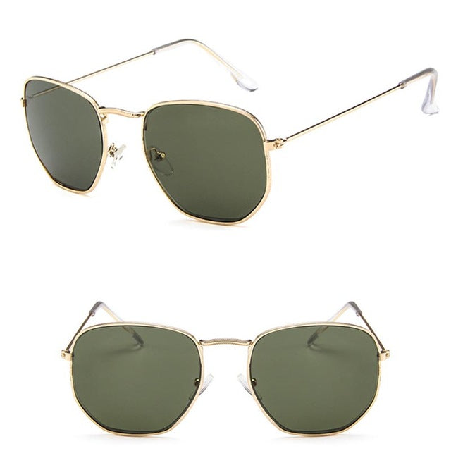 Sunglasses Women Glasses Lady Luxury Retro Metal