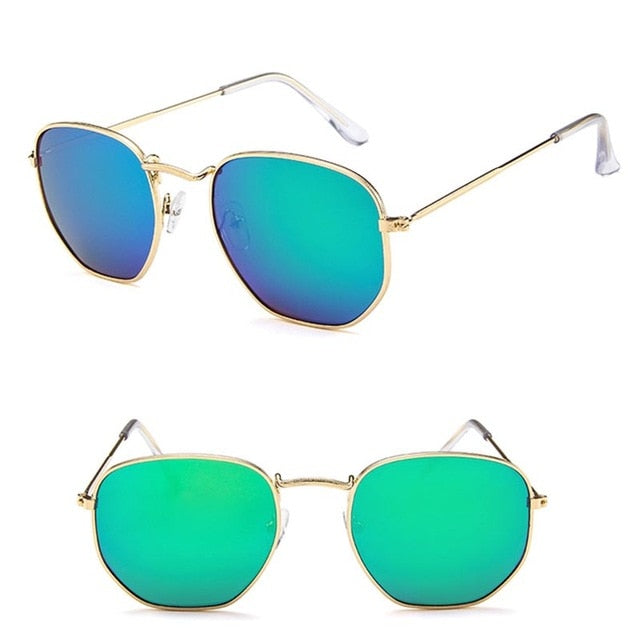 Sunglasses Women Glasses Lady Luxury Retro Metal