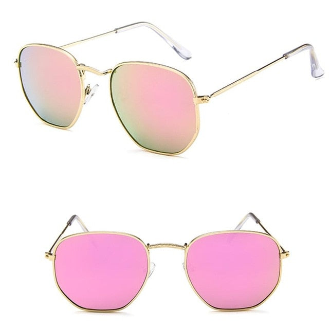 Sunglasses Women Glasses Lady Luxury Retro Metal
