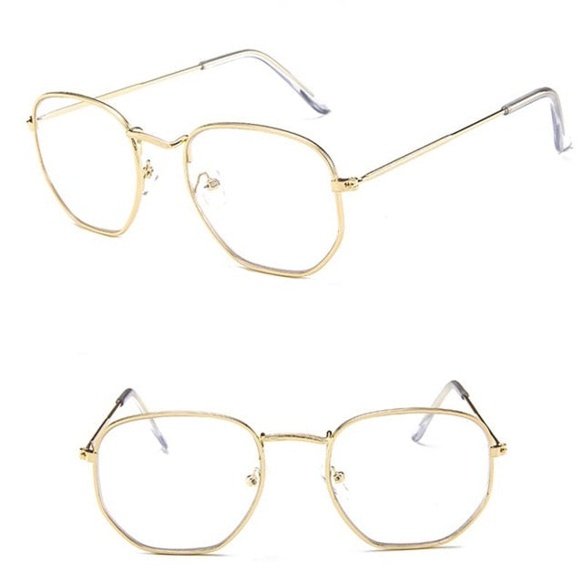 Sunglasses Women Glasses Lady Luxury Retro Metal