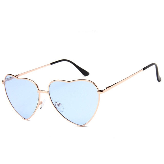 2019 Heart Sunglasses Women Brand Candy Color