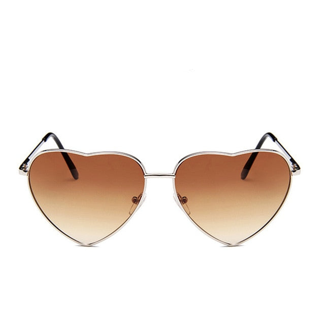 2019 Heart Sunglasses Women Brand Candy Color