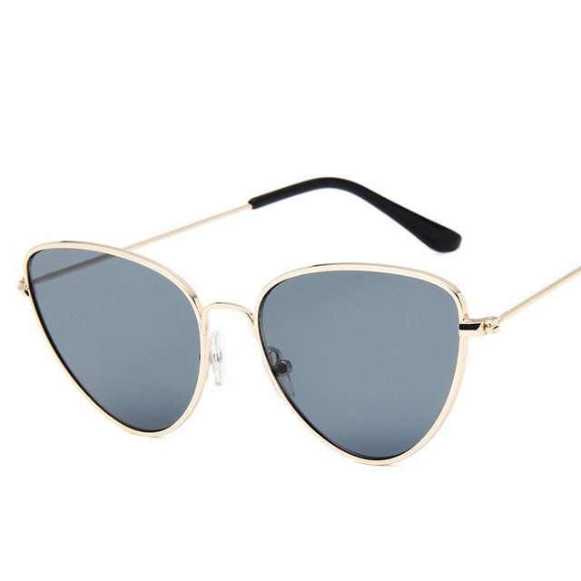 New Metal Cateye Women Sunglasses 2019