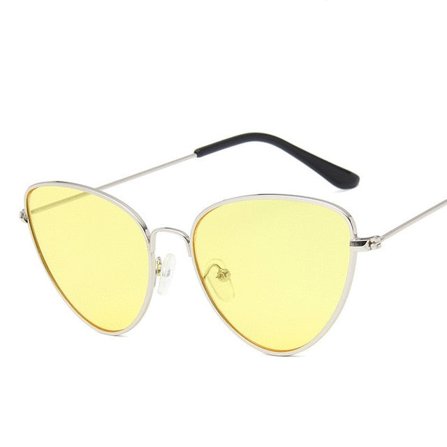 New Metal Cateye Women Sunglasses 2019