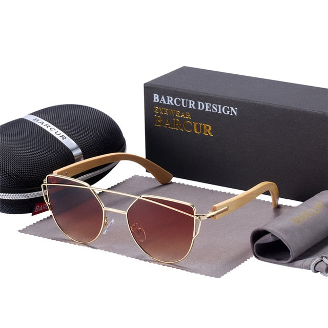 Bamboo Cat Eye Sunglasses 2019 Models