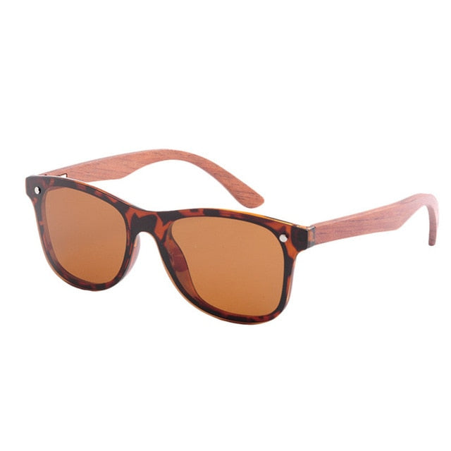 Retro Wood Bamboo Sunglass Women  Brand Design Vintage Sunglasses For Women
