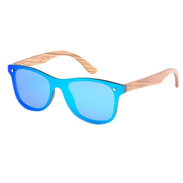 Retro Wood Bamboo Sunglass Women  Brand Design Vintage Sunglasses For Women
