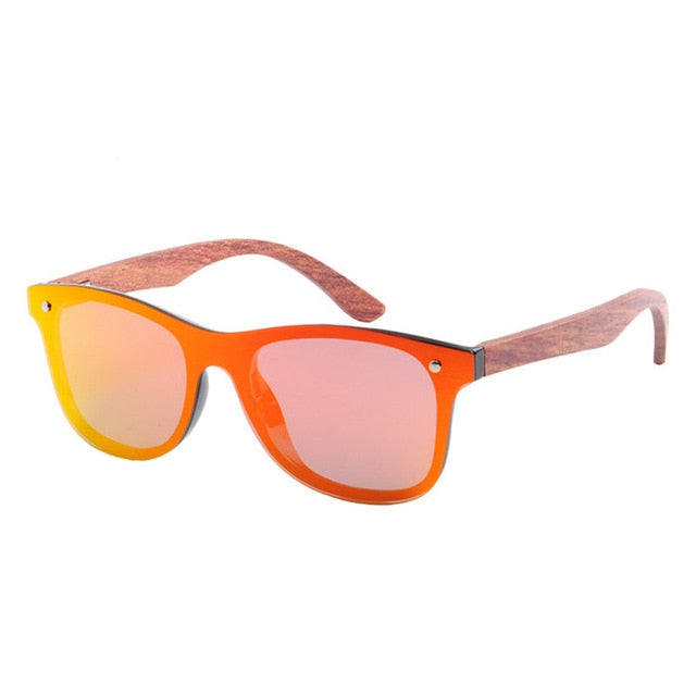 Retro Wood Bamboo Sunglass Women  Brand Design Vintage Sunglasses For Women