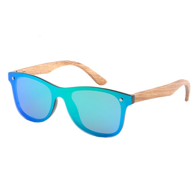 Retro Wood Bamboo Sunglass Women  Brand Design Vintage Sunglasses For Women