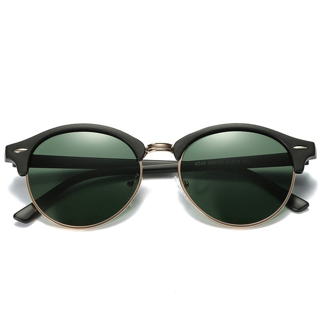Sunglasses Women Retro Round Mirror Driving Models