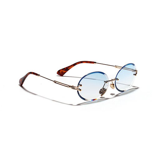 Rimless Women Transparent SunGlasses Retro High Quality Eyeglasses Fashion Trendy