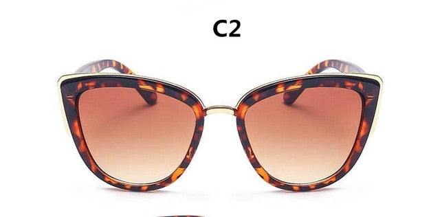Sexy Cat Eye Sunglasses Women Luxury Designer