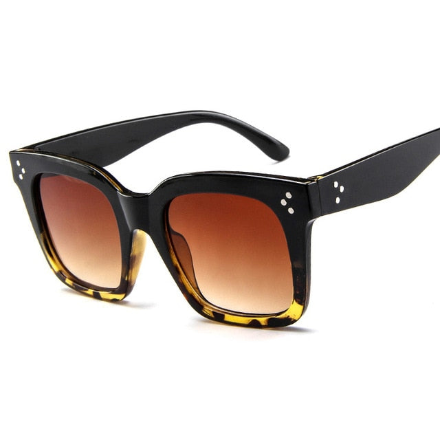New Square Sunglasses Women Brand Designer Retro Mirror Fashion