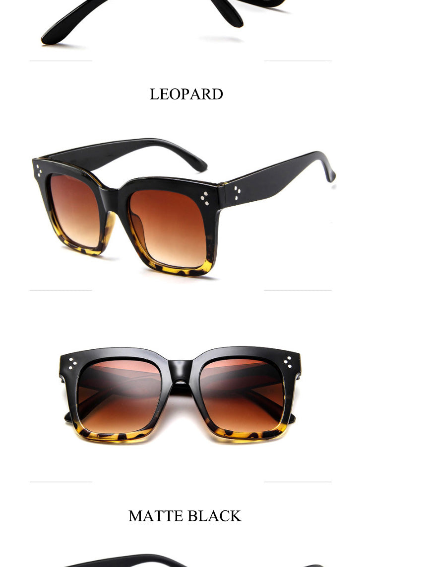 New Square Sunglasses Women Brand Designer Retro Mirror Fashion