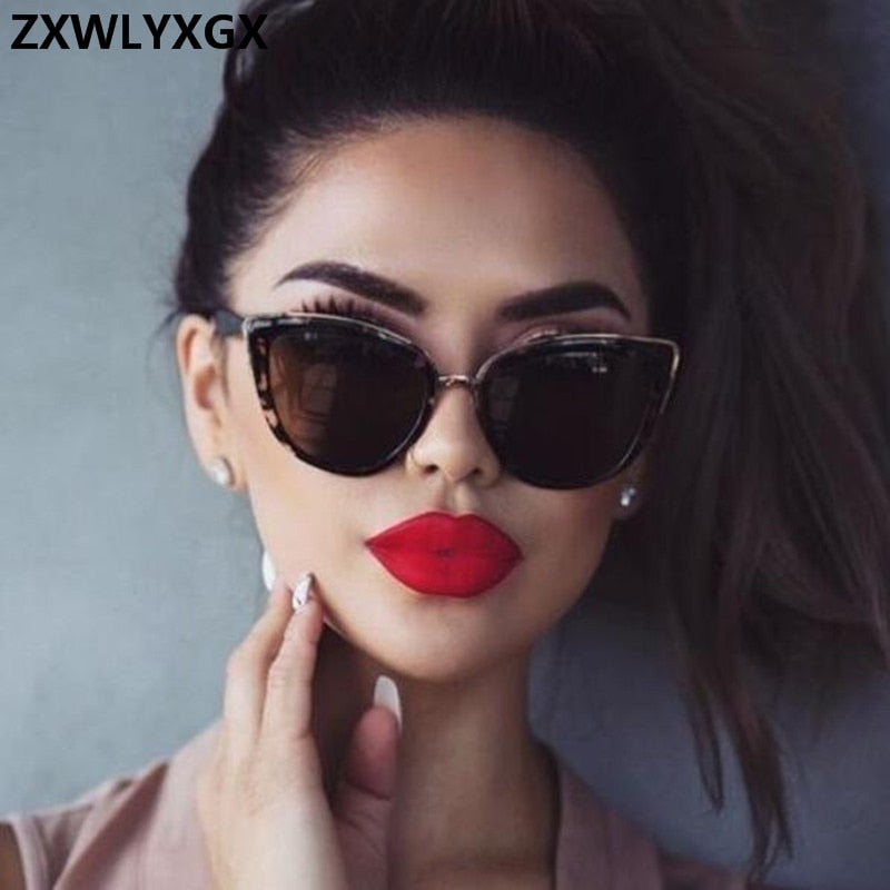 Cat Eye Sunglasses Women Brand Designer