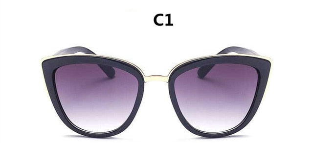 Cat Eye Sunglasses Women Brand Designer