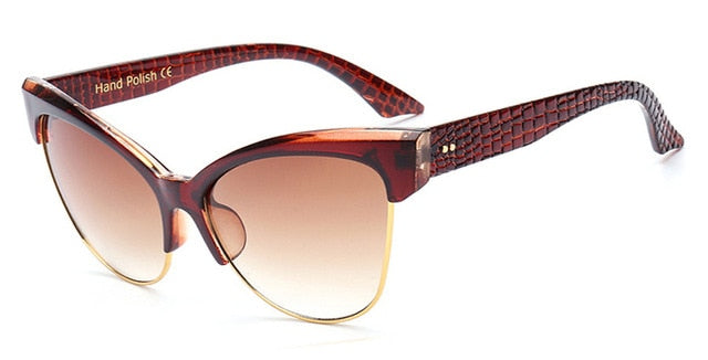 Retro Sexy Cat Eye Sunglasses Fashion Brand Designer