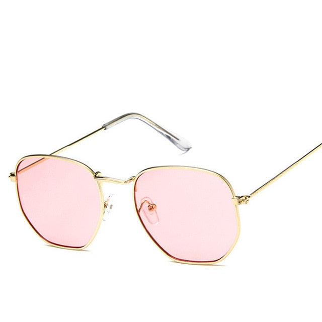 Sunglasses Women Glasses Lady Luxury Retro Metal