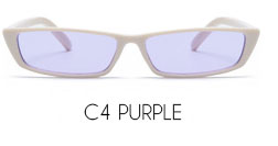 Sunglasses Women Fashion Small Rectangular Frame Black Red Cat Eyes