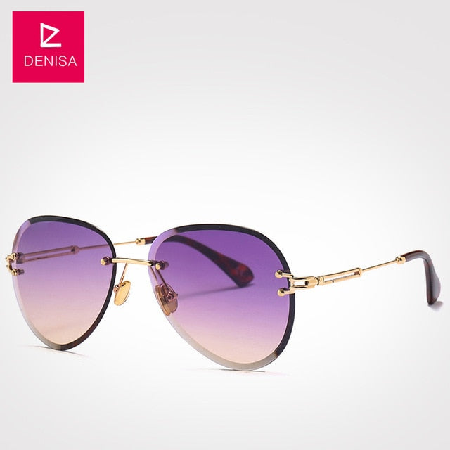Fashion Red Aviation Sunglasses Women 2019