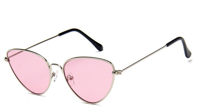 Trendy Colorful Colorful Vintage Shaped Sunglasses Famle Drop Shaped Ocean Cat Eye Sunglasses