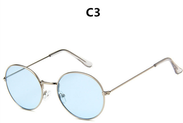 Retro Round Sunglasses Women Brand Designer Sunglasses