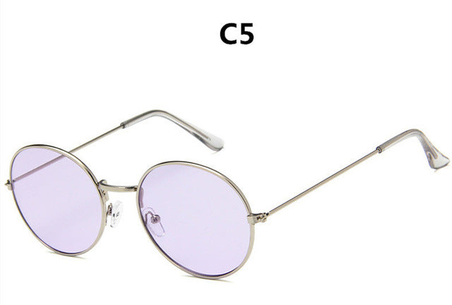 Retro Round Sunglasses Women Brand Designer Sunglasses