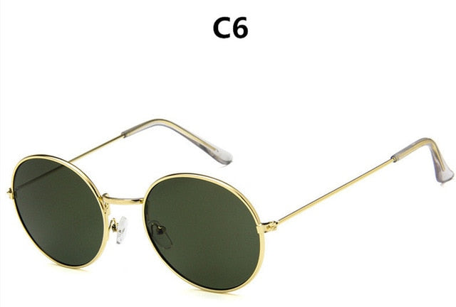 Retro Round Sunglasses Women Brand Designer Sunglasses