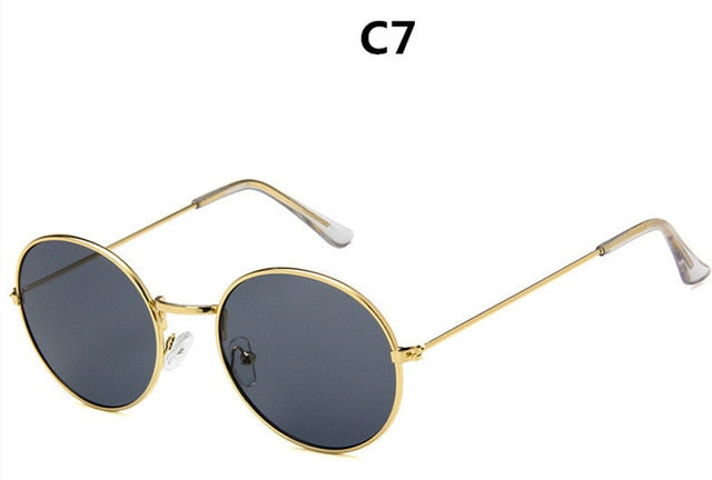 Retro Round Sunglasses Women Brand Designer Sunglasses
