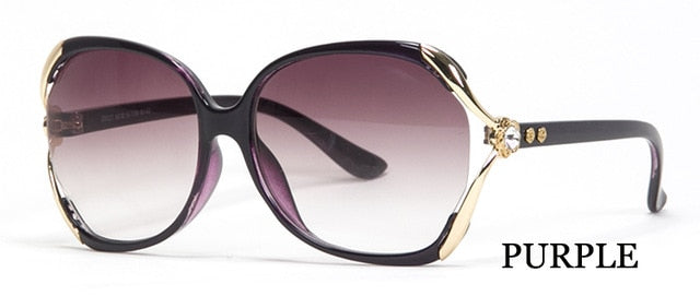 Quality Fatigue Sunglass Luxury Artificial Crystal Ornament Sunglasses