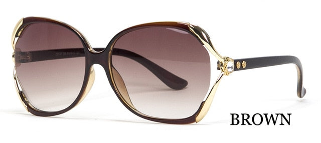 Quality Fatigue Sunglass Luxury Artificial Crystal Ornament Sunglasses