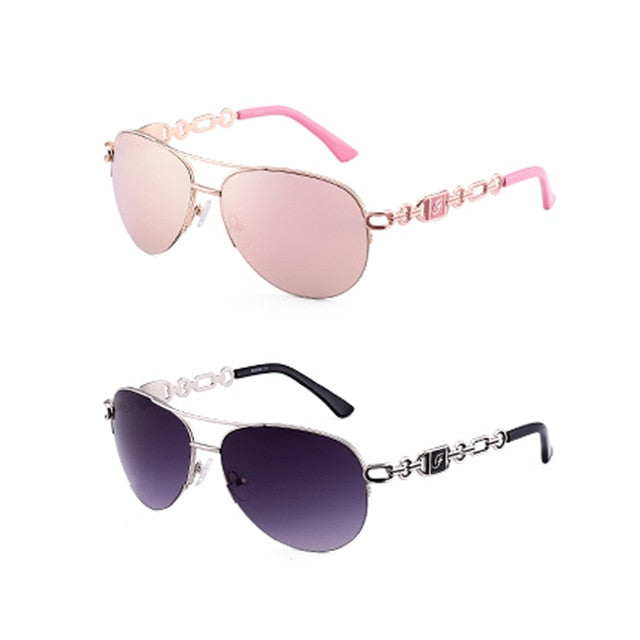 Women Mirror Fashion Pink Classic Female Sunglasses models